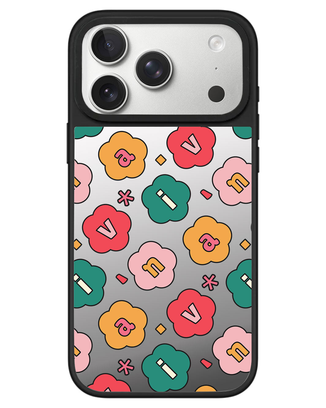 iPhone Mirror Grip - Flower Petals Monogram 3.0