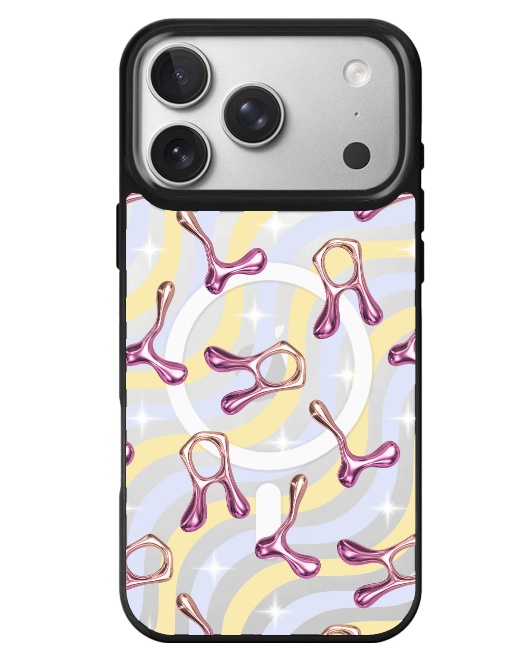 iPhone Rearguard MagSwap - Chrome Monogram 3.0