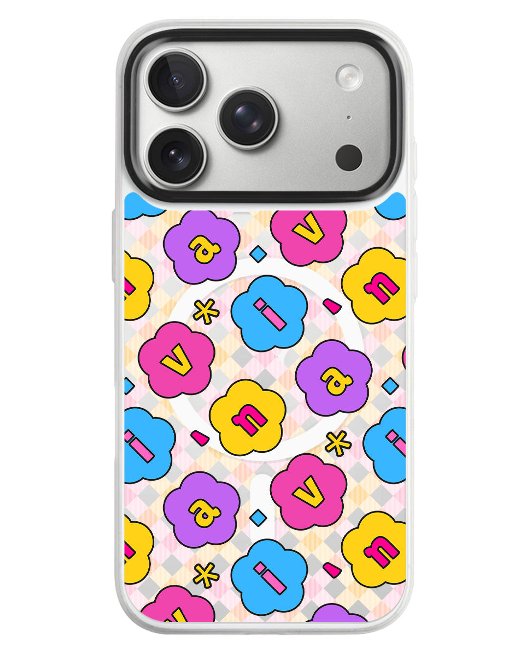 iPhone Rearguard MagSwap - Flower Petals Monogram 4.0