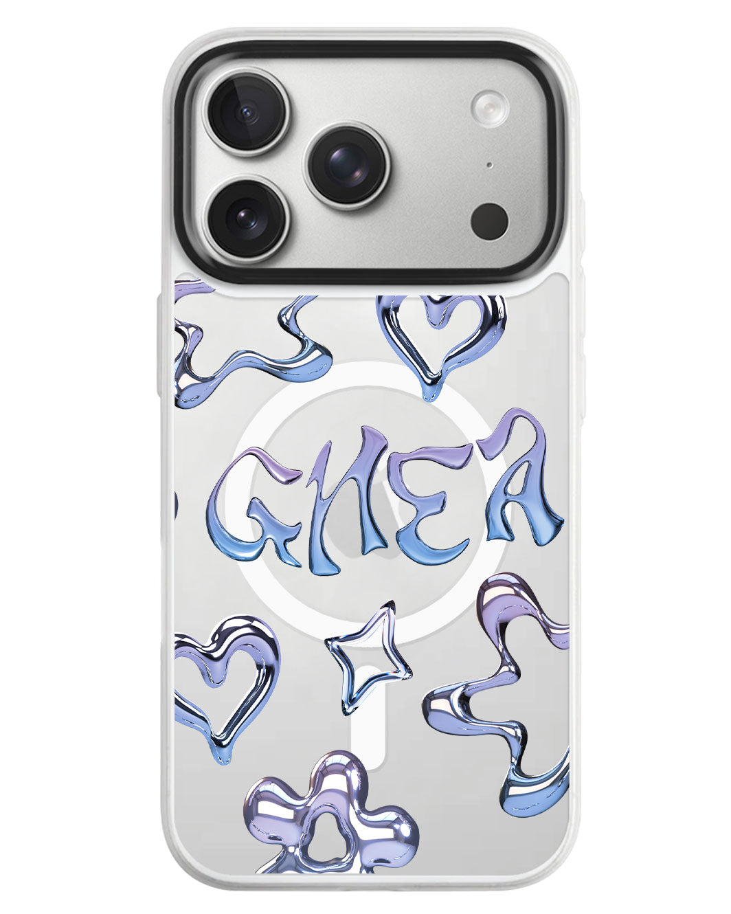 iPhone Rearguard MagSwap - Chrome Monogram 1.0