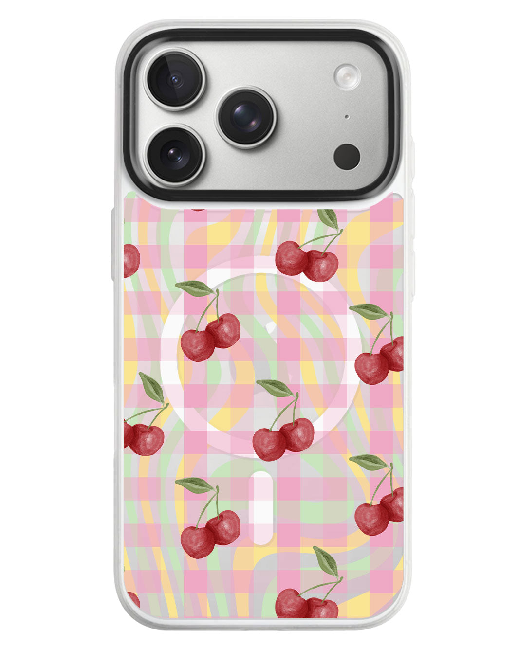 iPhone Rearguard MagSwap - Cherry Tartan