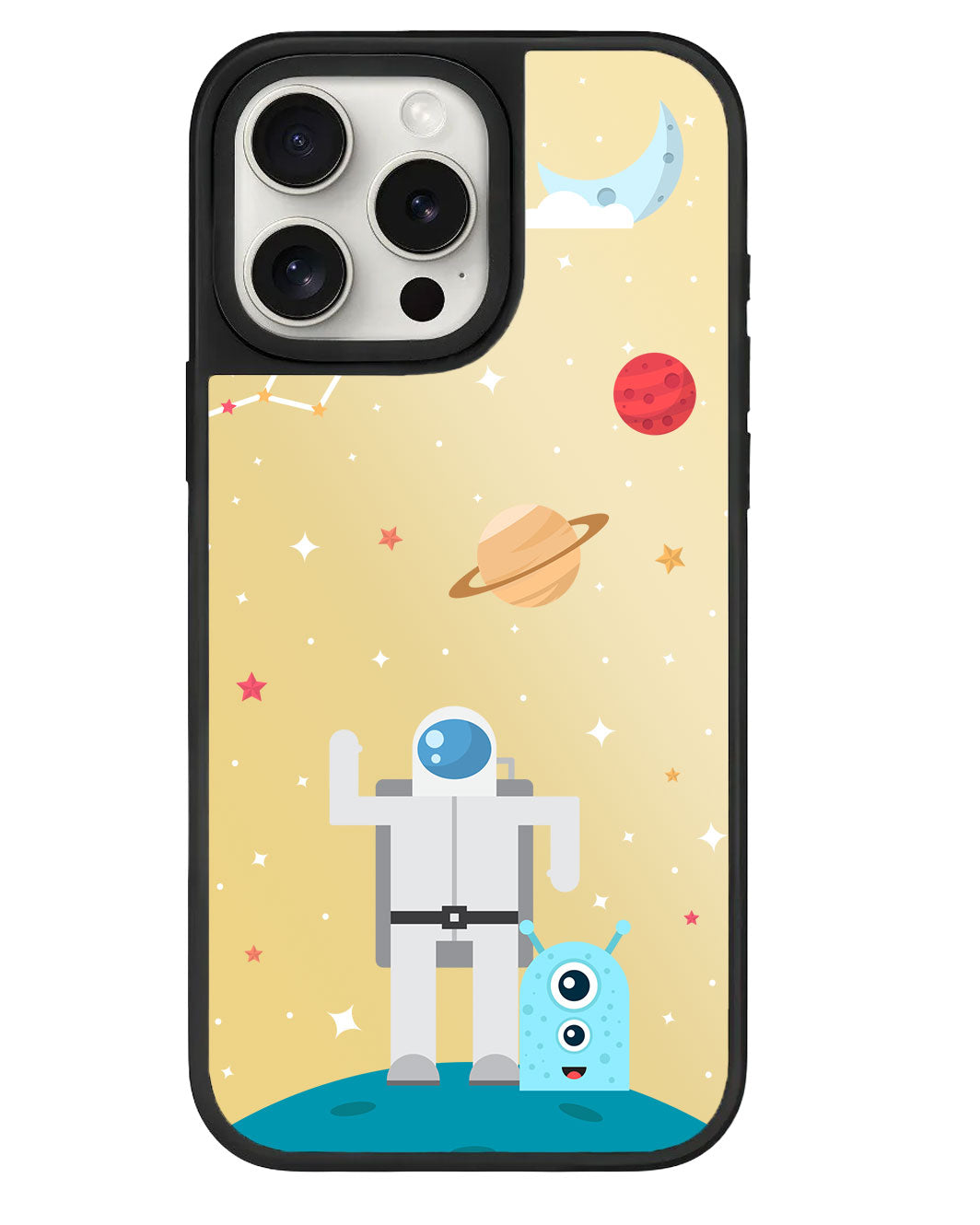 iPhone Mirror Grip - Blue Alien