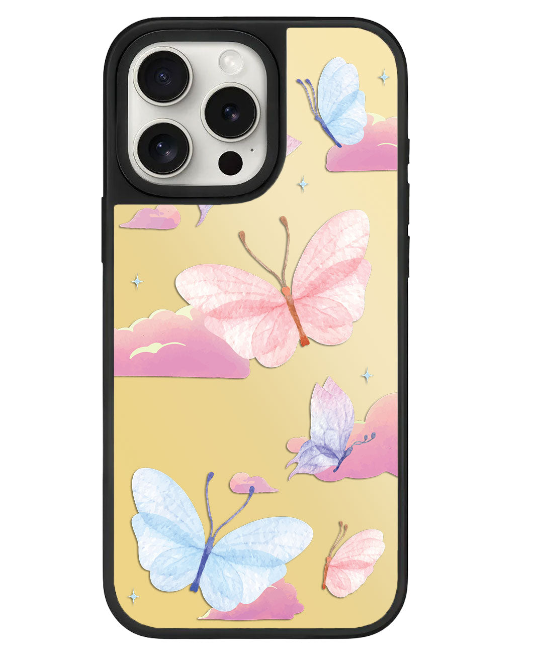 iPhone Mirror Grip - Butterfly & Clouds