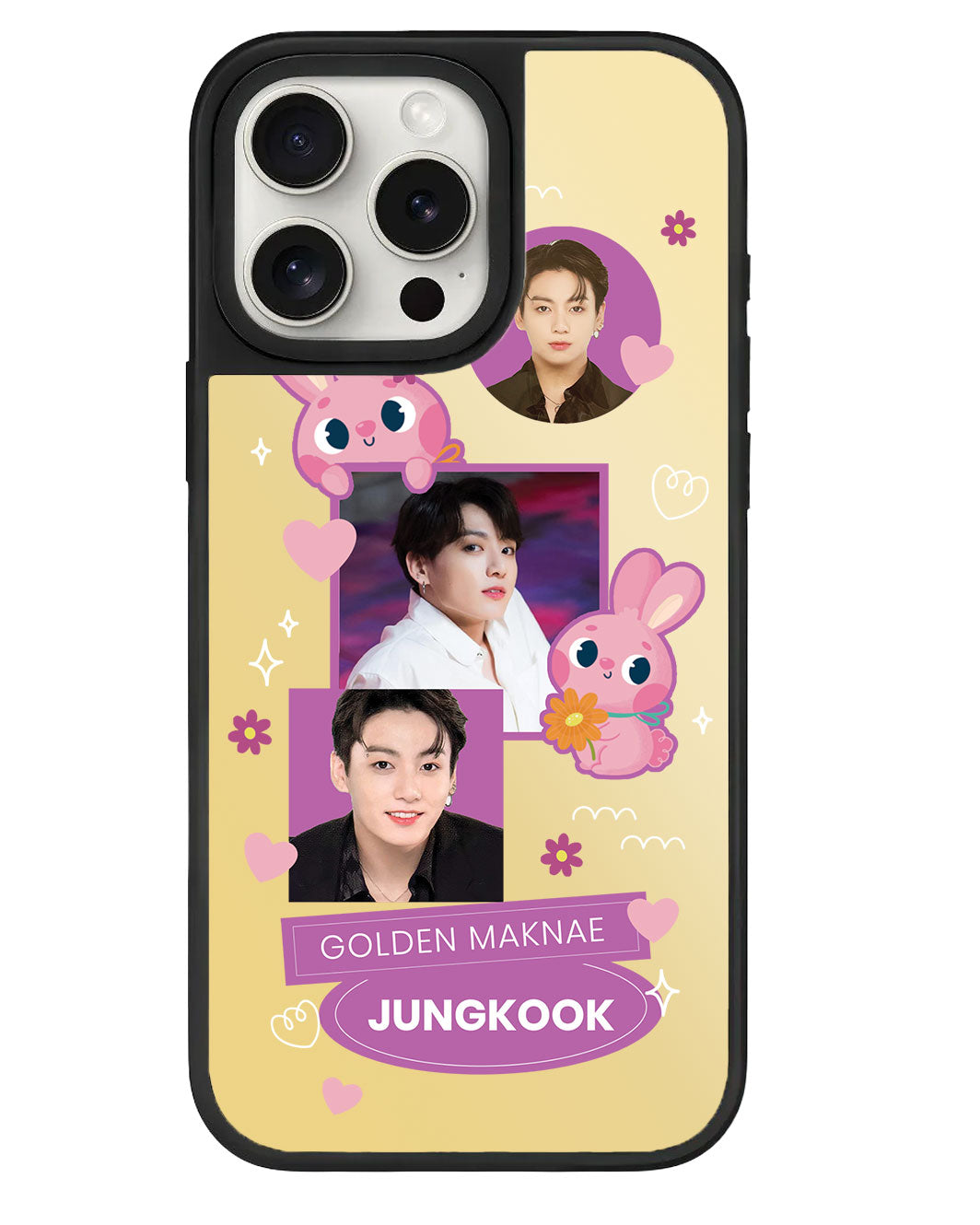 iPhone Mirror Grip - Face Grid Bunny