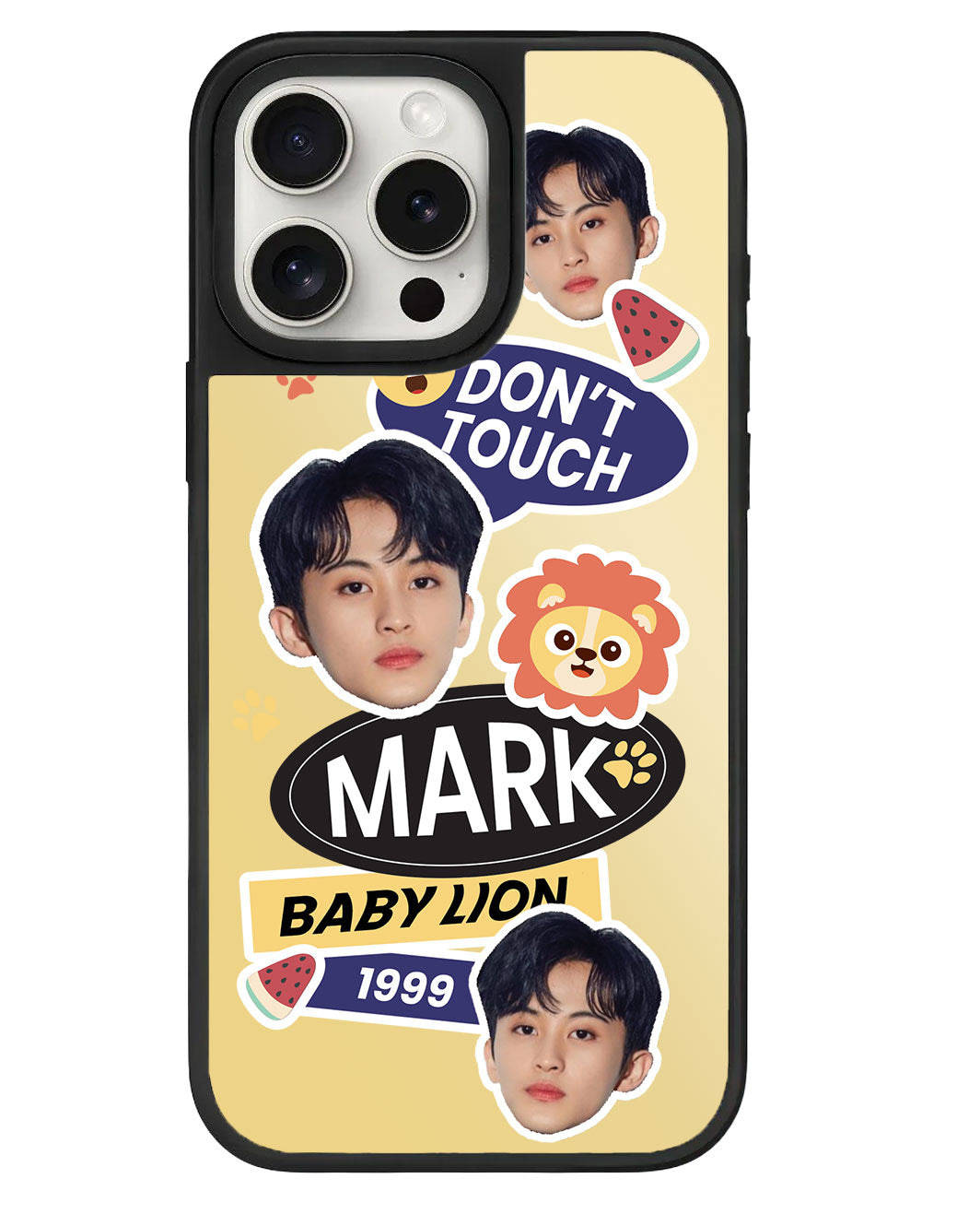 iPhone Mirror Grip - Face Grid Baby Lion