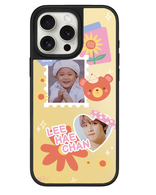 iPhone Mirror Grip - Face Grid Sunflower