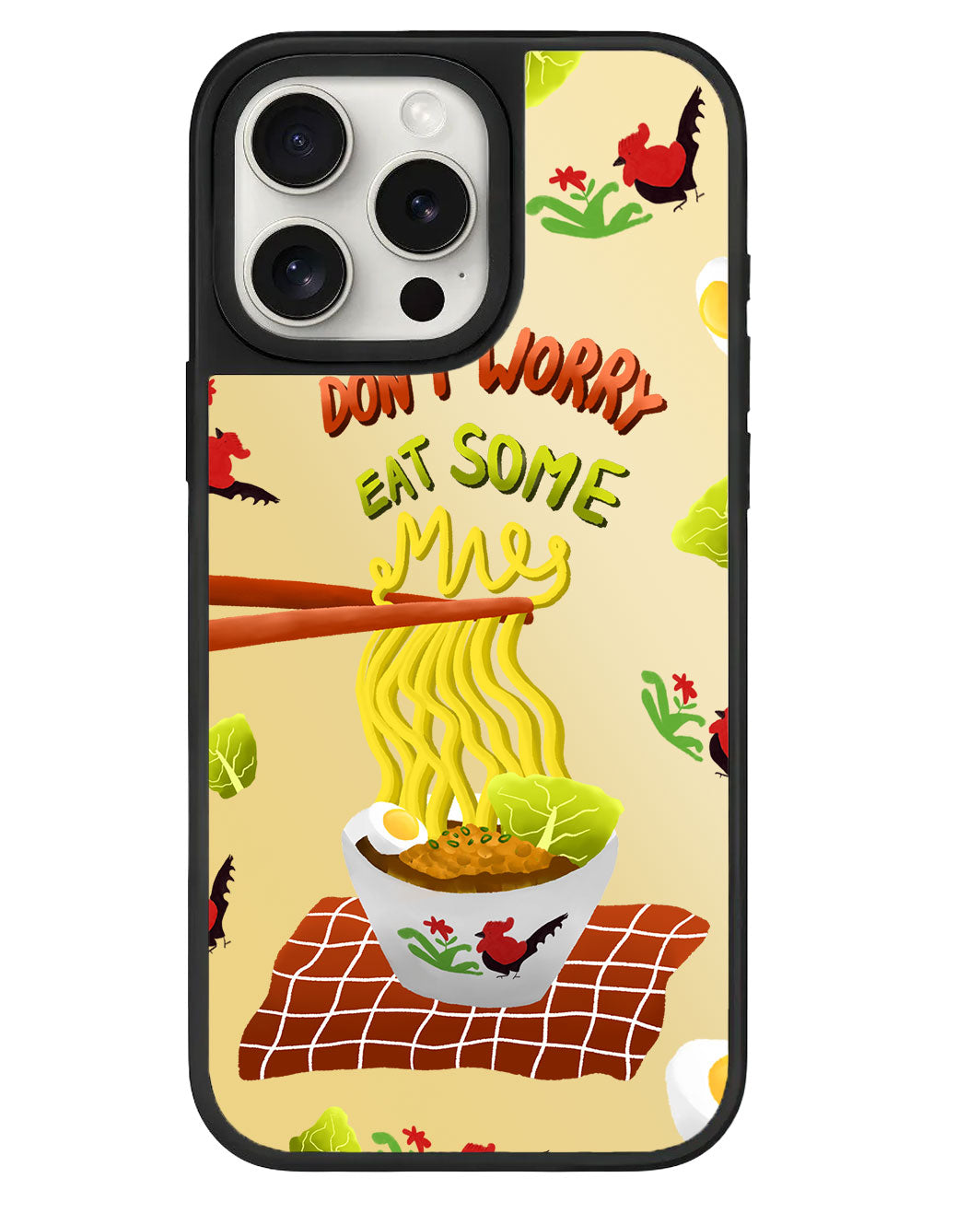 iPhone Mirror Grip - Go Eat Some Mie