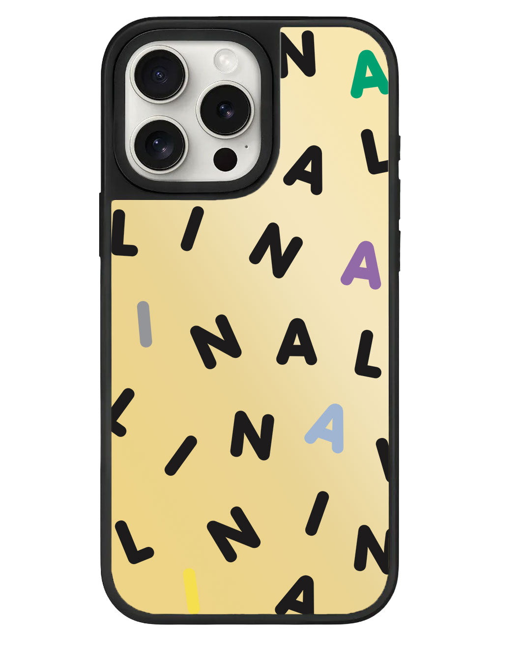 iPhone Mirror Grip - CUSTOM MONOGRAM 2.0 Black