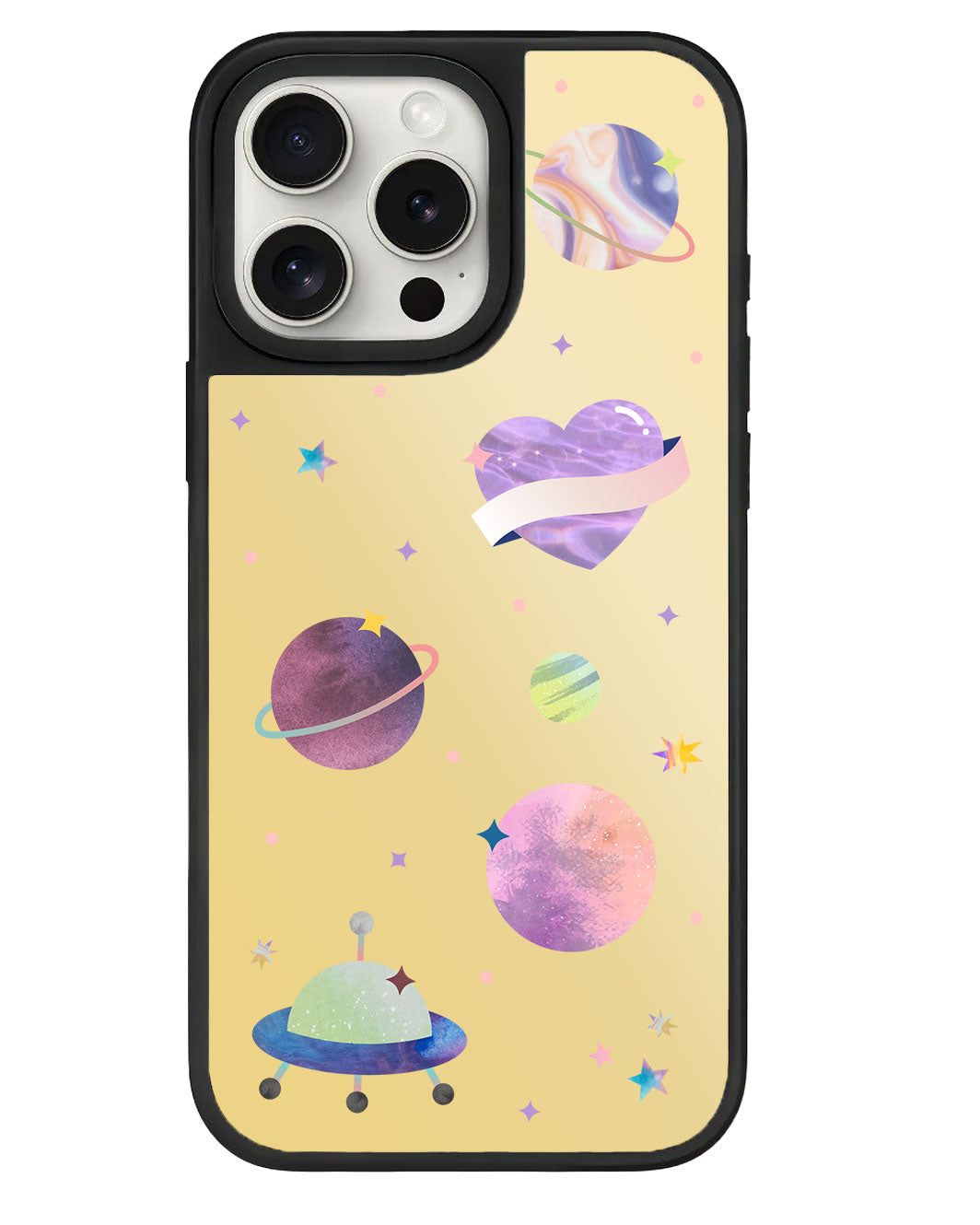 iPhone Mirror Grip - Pink Planet