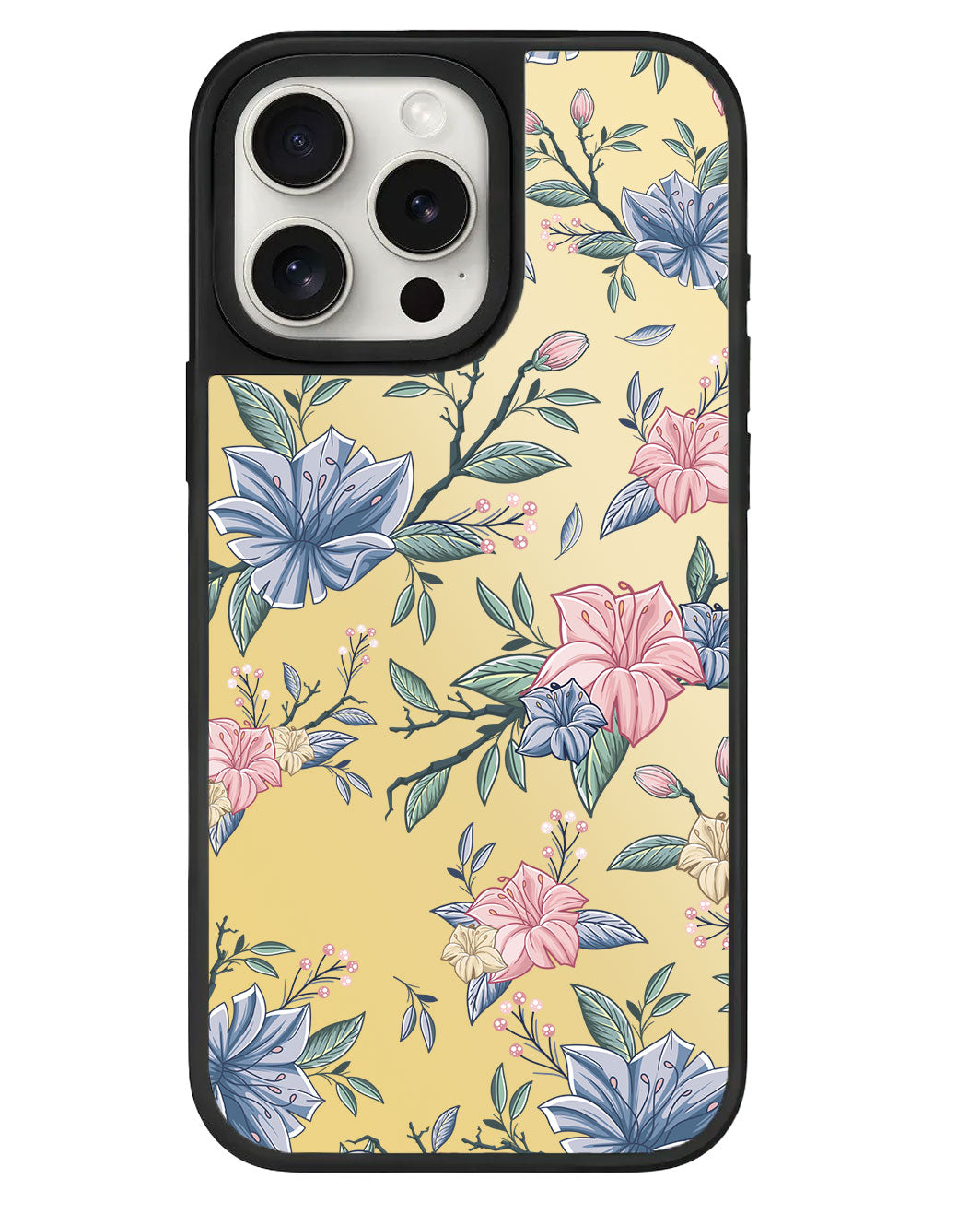 iPhone Mirror Grip - Pink & Blue Florals