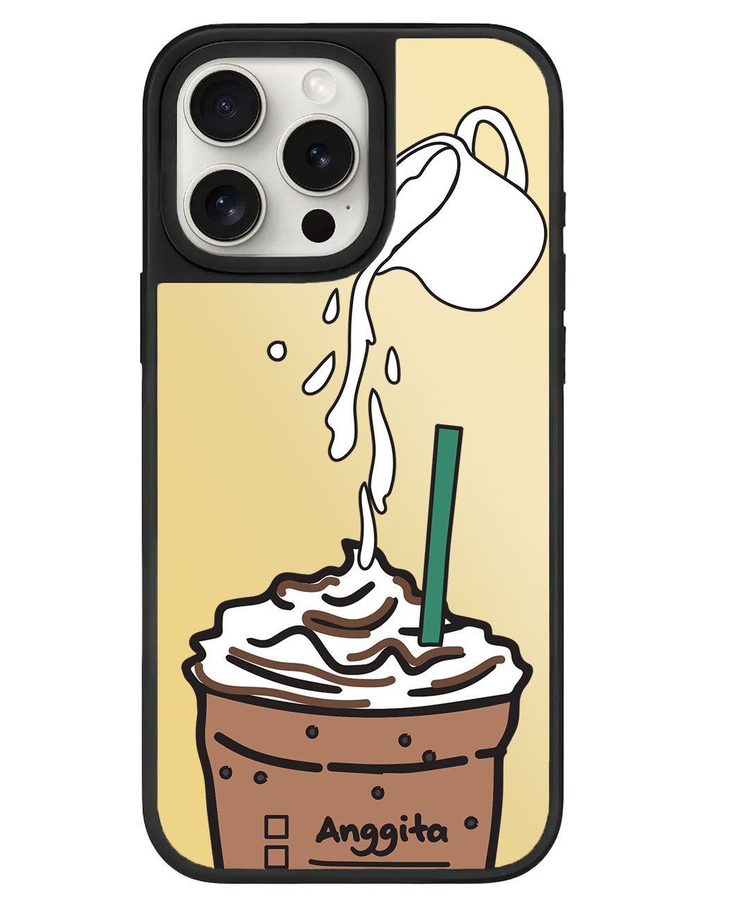 iPhone Mirror Grip - Coffee Frappe
