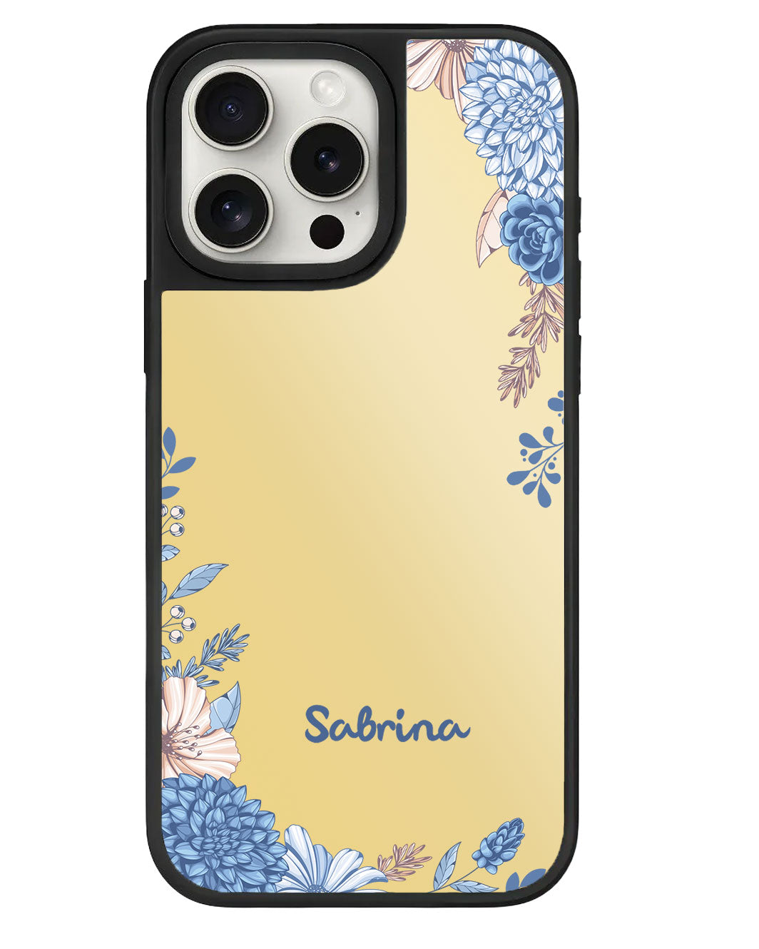 iPhone Mirror Grip - Blue Florals