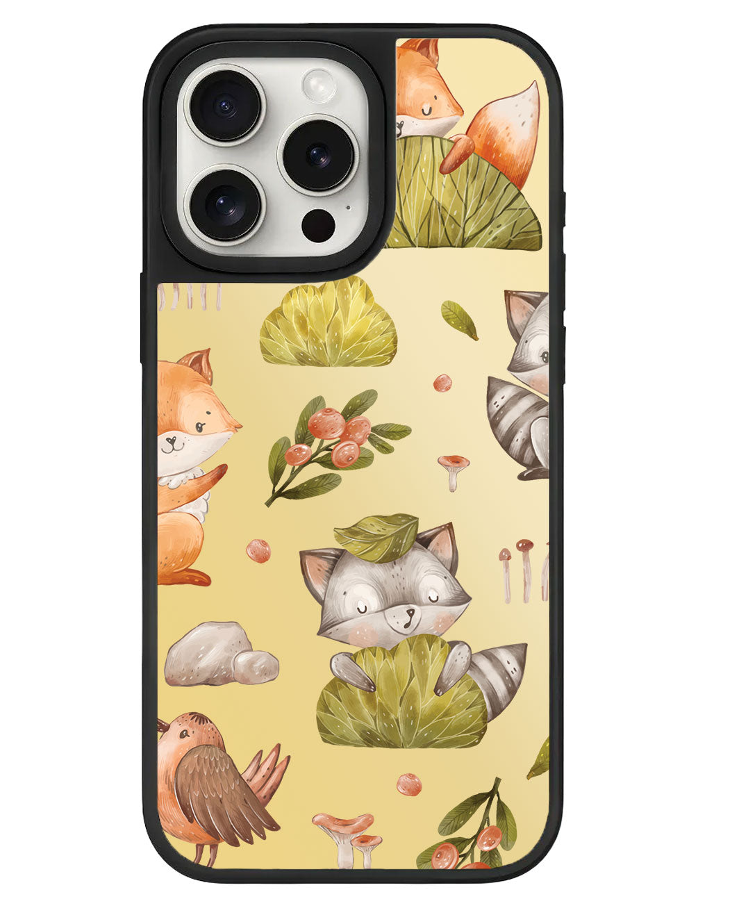 iPhone Mirror Grip - Racoon & Friends
