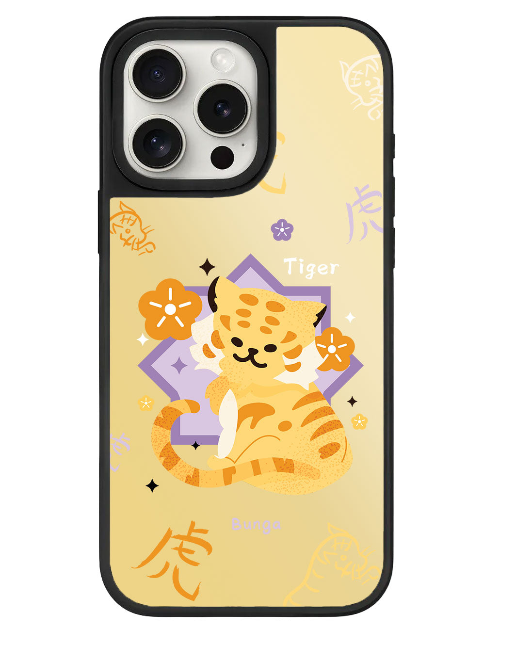 iPhone Mirror Grip - Tiger (Chinese Zodiac / Shio)