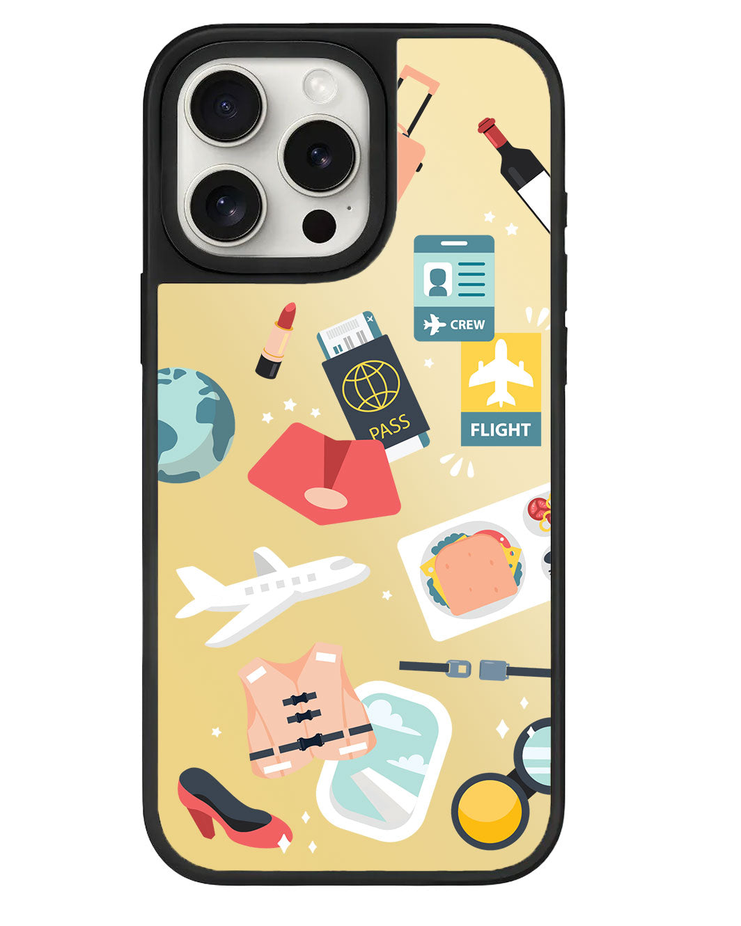 iPhone Mirror Grip - Stewardess and Flight Attendant