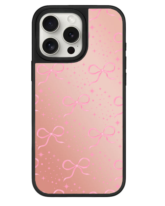 iPhone Mirror Grip - Coquette Glittery Bow