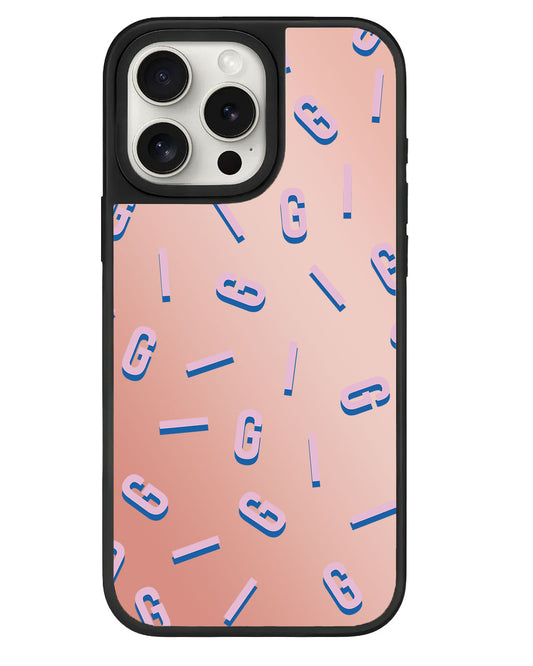 iPhone Mirror Grip - CUSTOM MONOGRAM 1.0 Cotton Candy