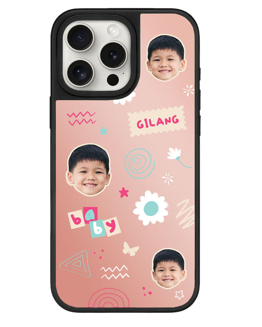 iPhone Mirror Grip - Face Grid Abstract