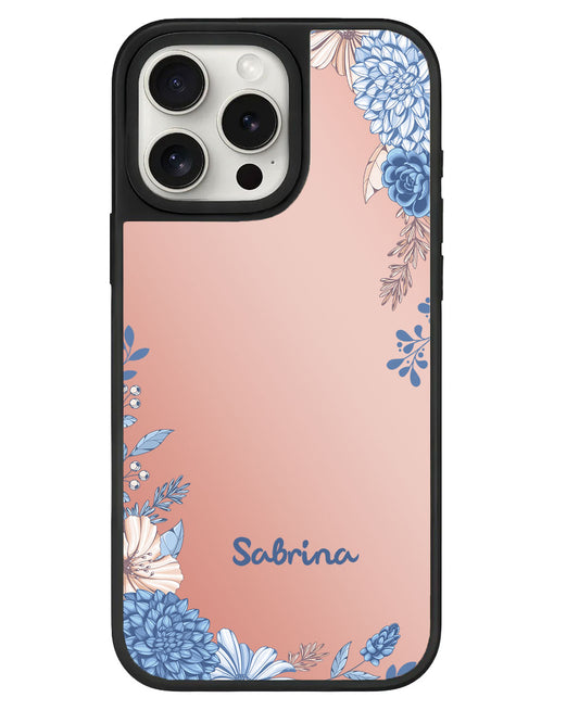iPhone Mirror Grip - Blue Florals