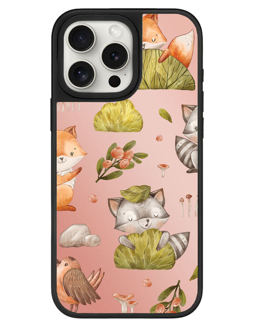 iPhone Mirror Grip - Racoon & Friends