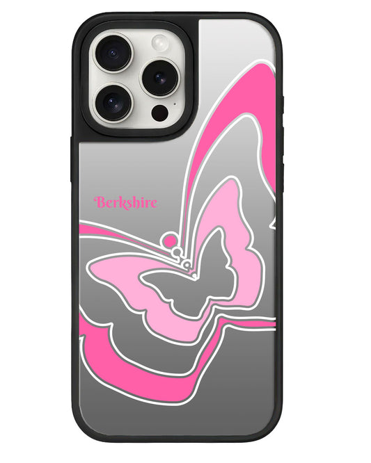 iPhone Mirror Grip - Butterfly Mirror Pink