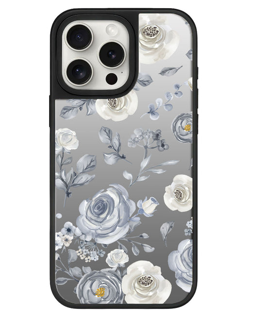 iPhone Mirror Grip - Blue Flower
