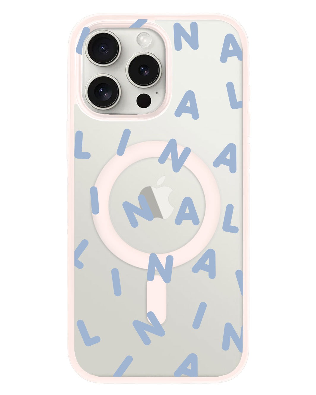 iPhone Rearguard Hybrid - CUSTOM Monogram 2.0 Pastel Blue