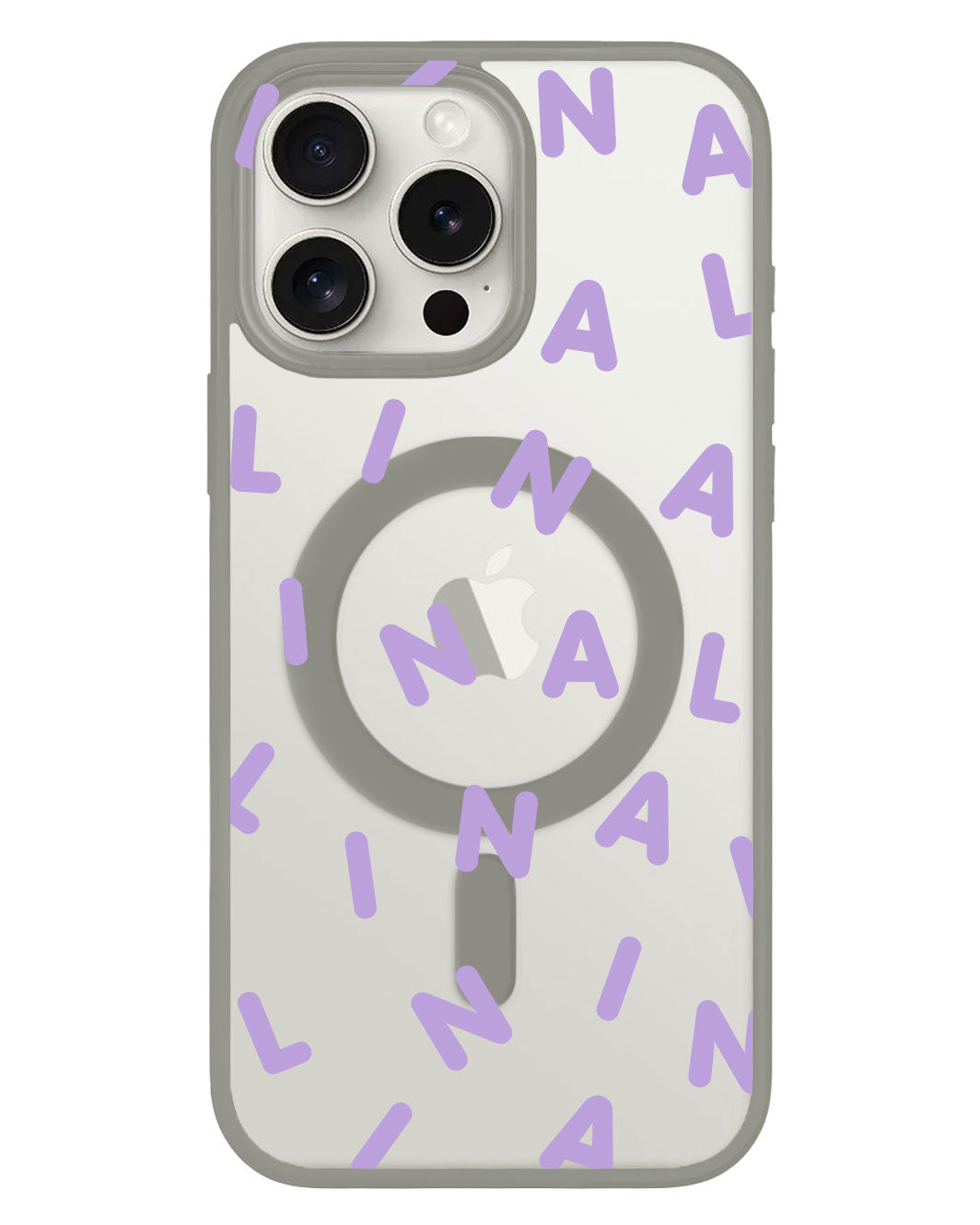iPhone Rearguard Hybrid - CUSTOM Monogram 2.0 Lilac