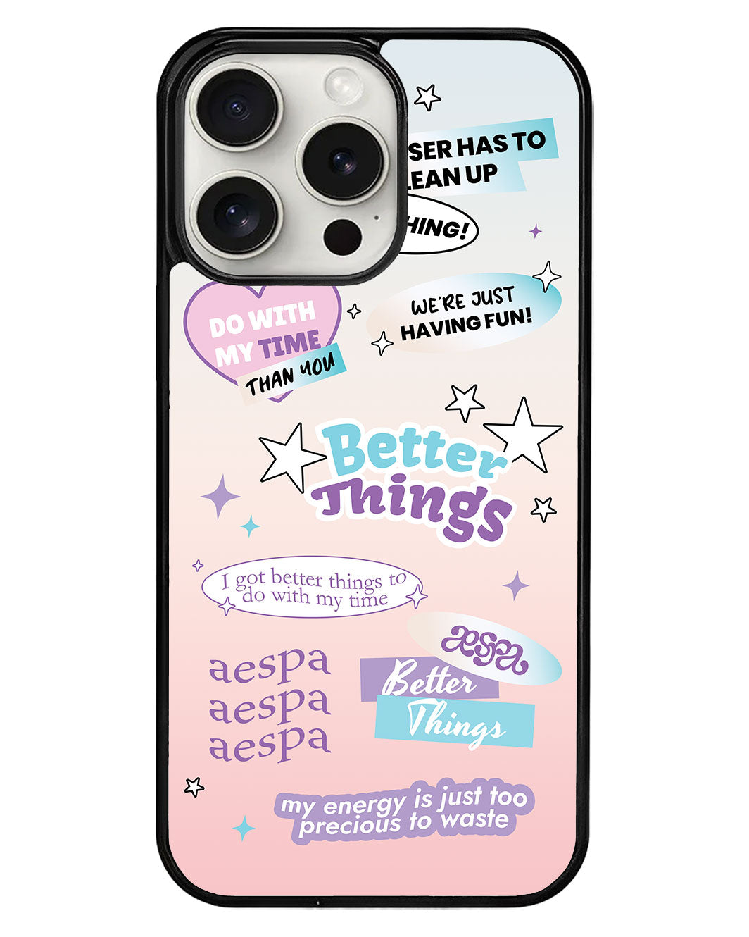 iPhone Avant-Gloss Grip Case - Aespa Better Things