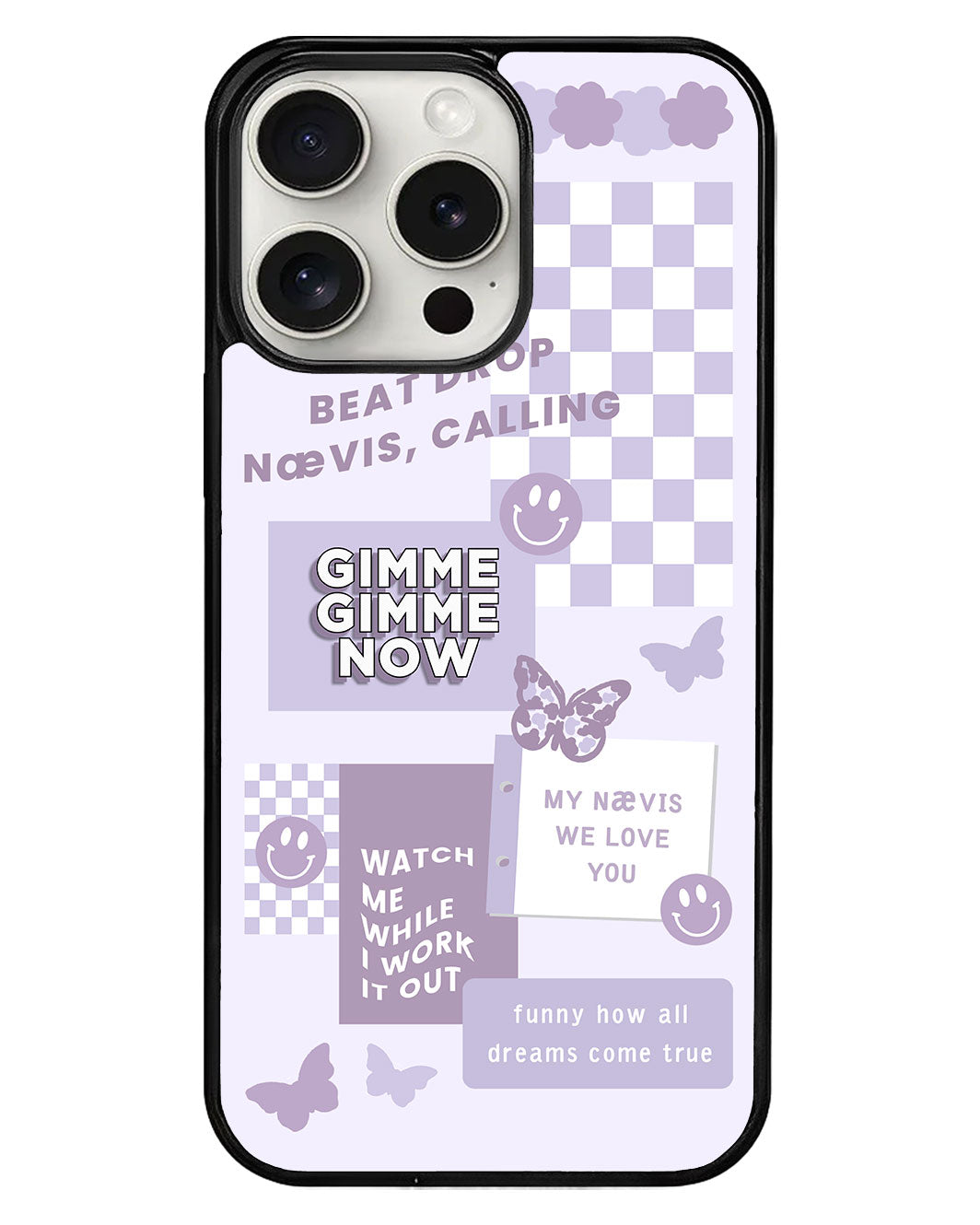 iPhone Avant-Gloss Grip Case - Aespa Song Lyric