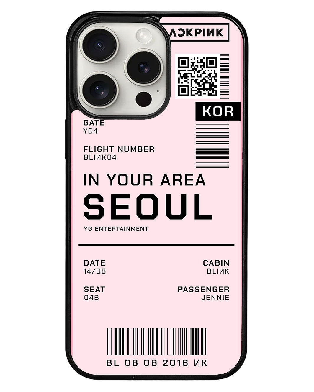 iPhone Avant-Gloss Grip Case - Blackpink in Your Area Ticket