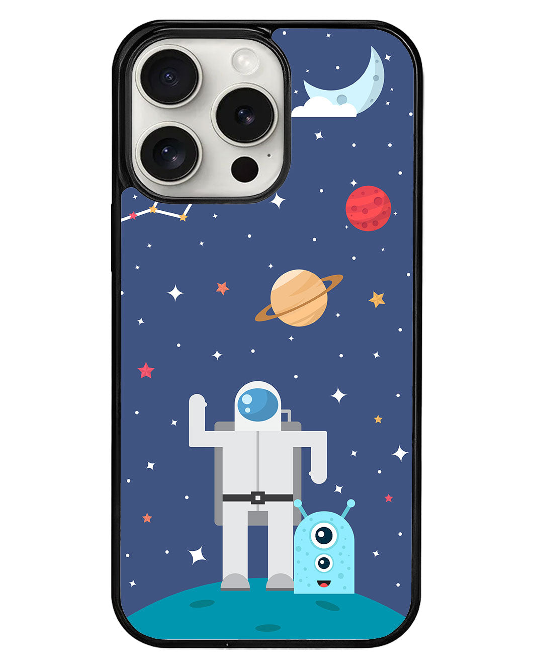 iPhone Avant-Gloss Grip Case - Blue Alien