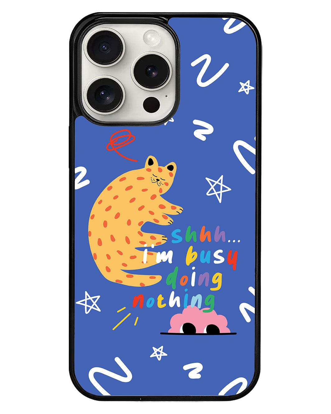 iPhone Avant-Gloss Grip Case - Busy Doing Nothing