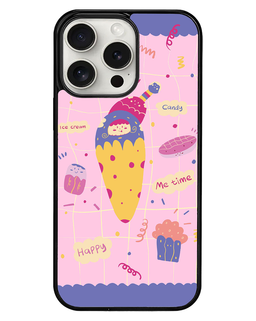 iPhone Avant-Gloss Grip Case - Candy Doodle