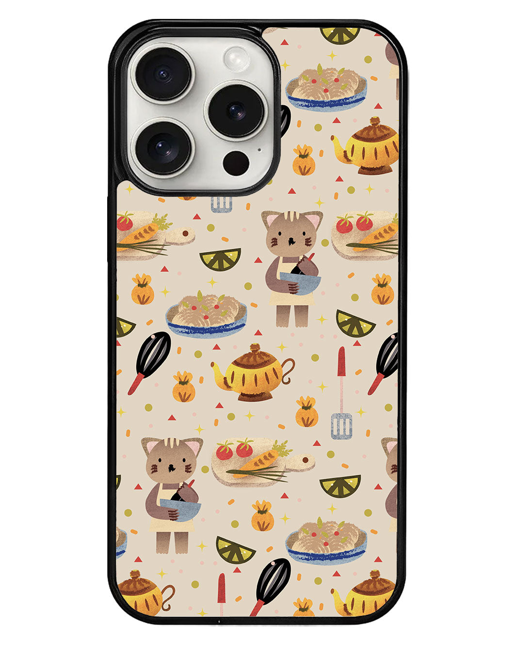 iPhone Avant-Gloss Grip Case - Cooking Cat