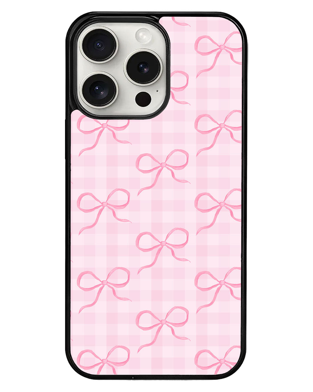 iPhone Avant-Gloss Grip Case - Coquette Pink Bow