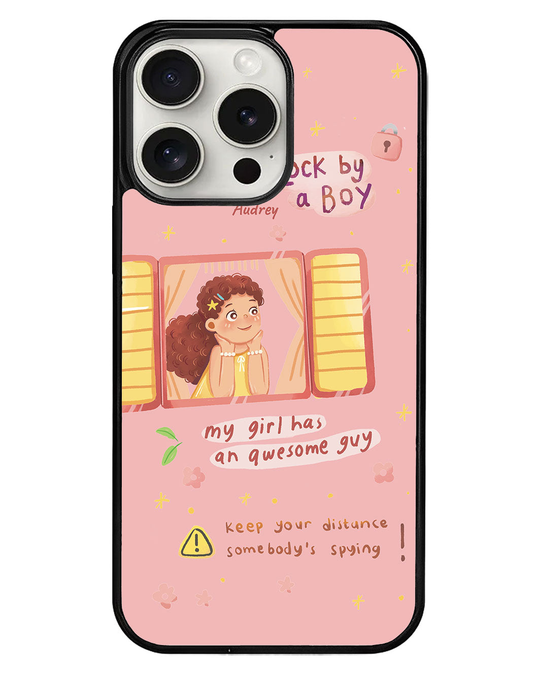 iPhone Avant-Gloss Grip Case - Crush Girl (Couple Case)