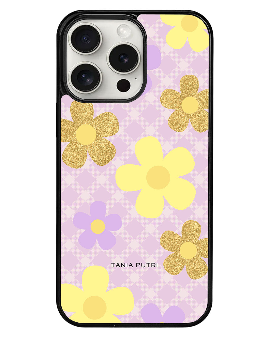 iPhone Avant-Gloss Grip Case - Daisy Twinkle