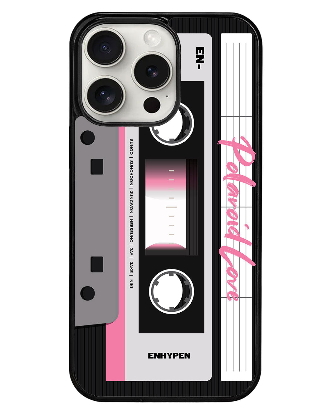 iPhone Avant-Gloss Grip Case - Enhypen Cassette