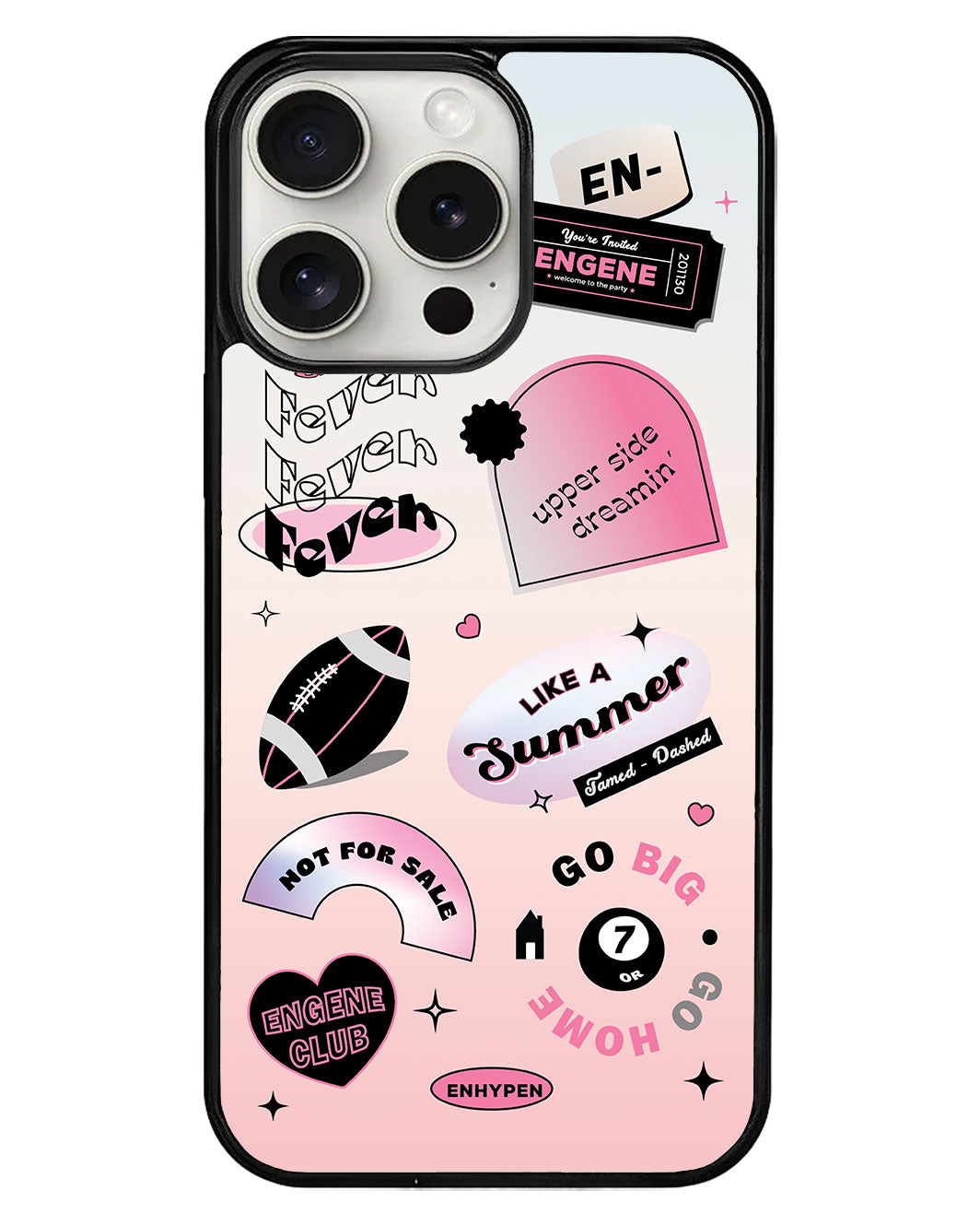 iPhone Avant-Gloss Grip Case - Enhyphen Sticker Pack