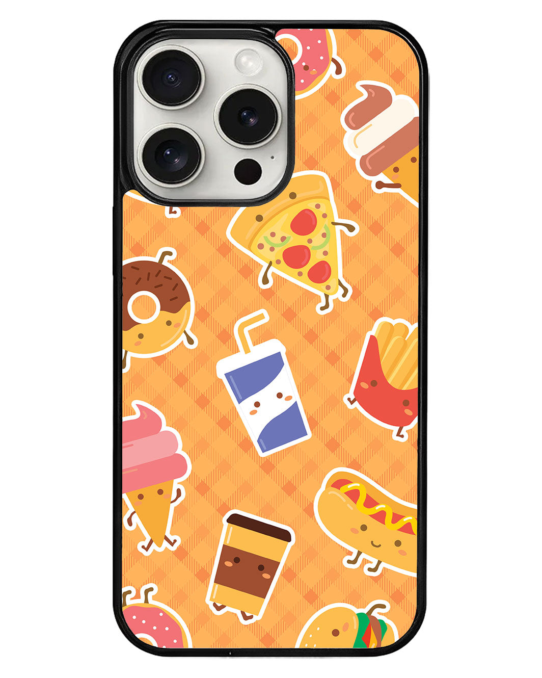 iPhone Avant-Gloss Grip Case - Fast Foodies