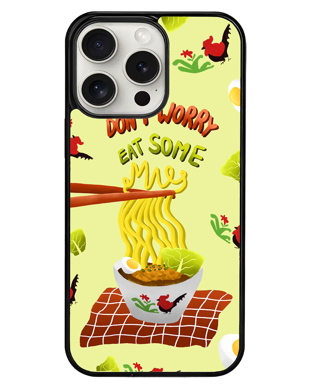 iPhone Avant-Gloss Grip Case - Go Eat Some Mie