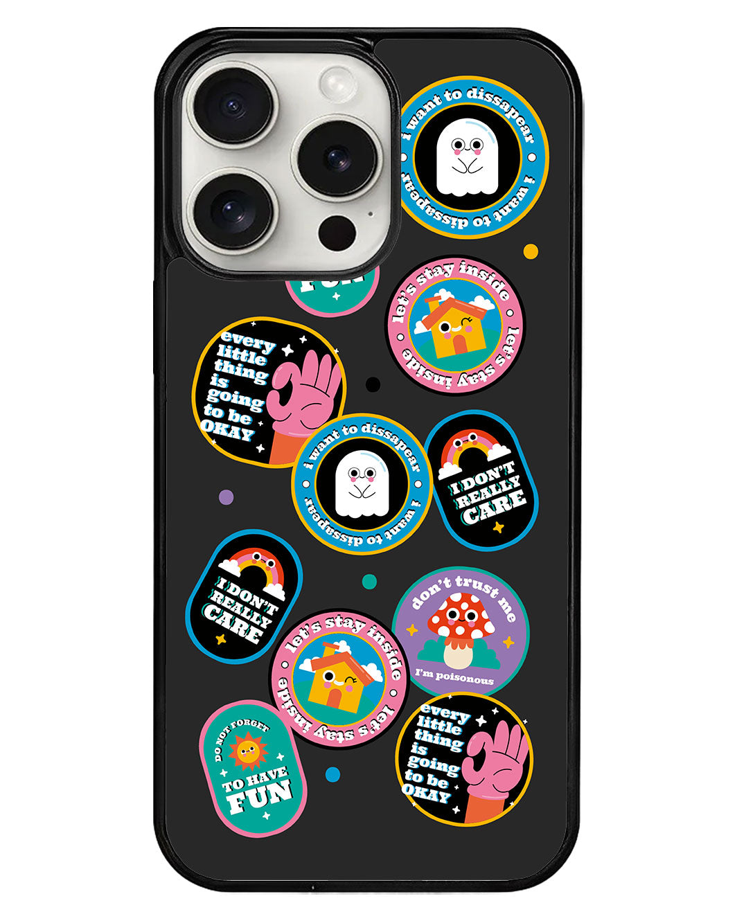 iPhone Avant-Gloss Grip Case - Monster Sticker Pack