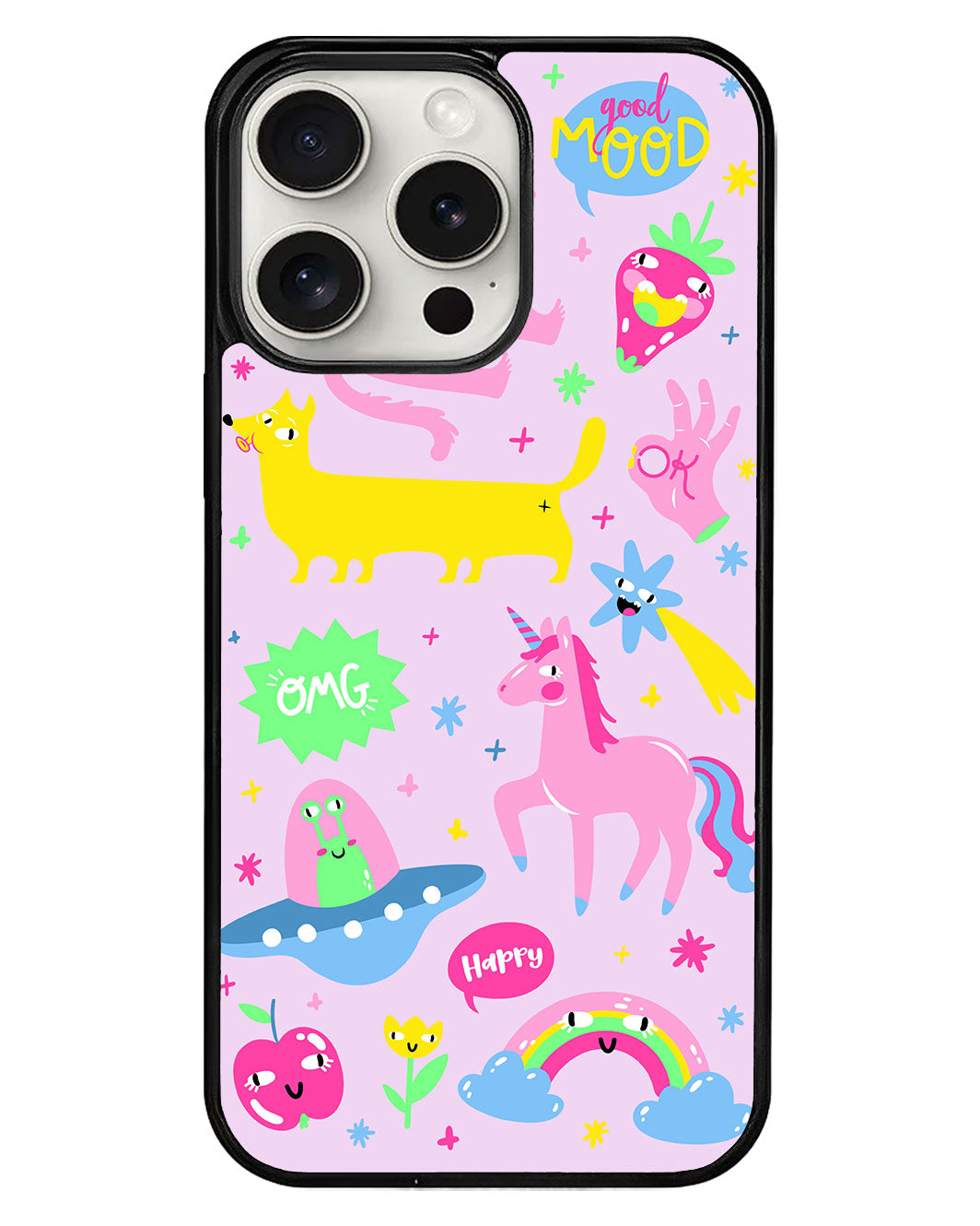 iPhone Avant-Gloss Grip Case - Monster Say Good Mood