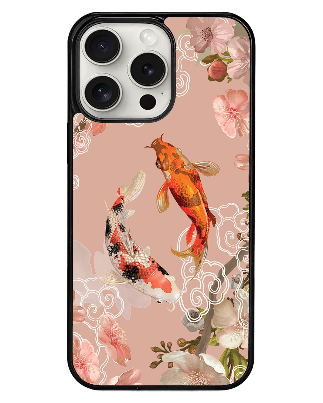 iPhone Avant-Gloss Grip Case - Oil Painting Koi