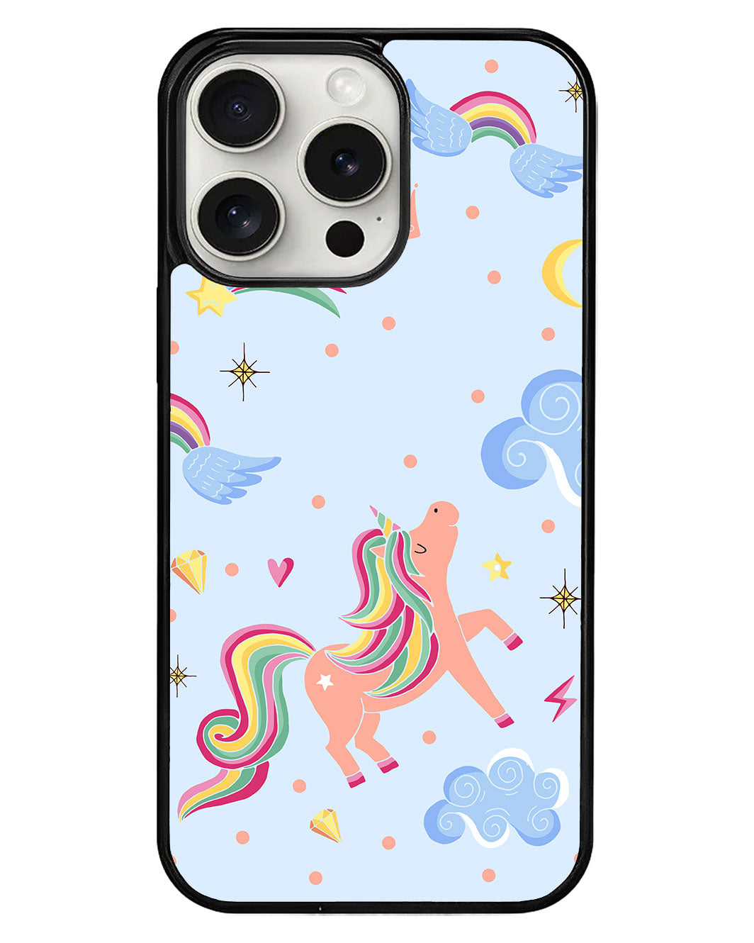 iPhone Avant-Gloss Grip Case - Pegasus in Fairytale