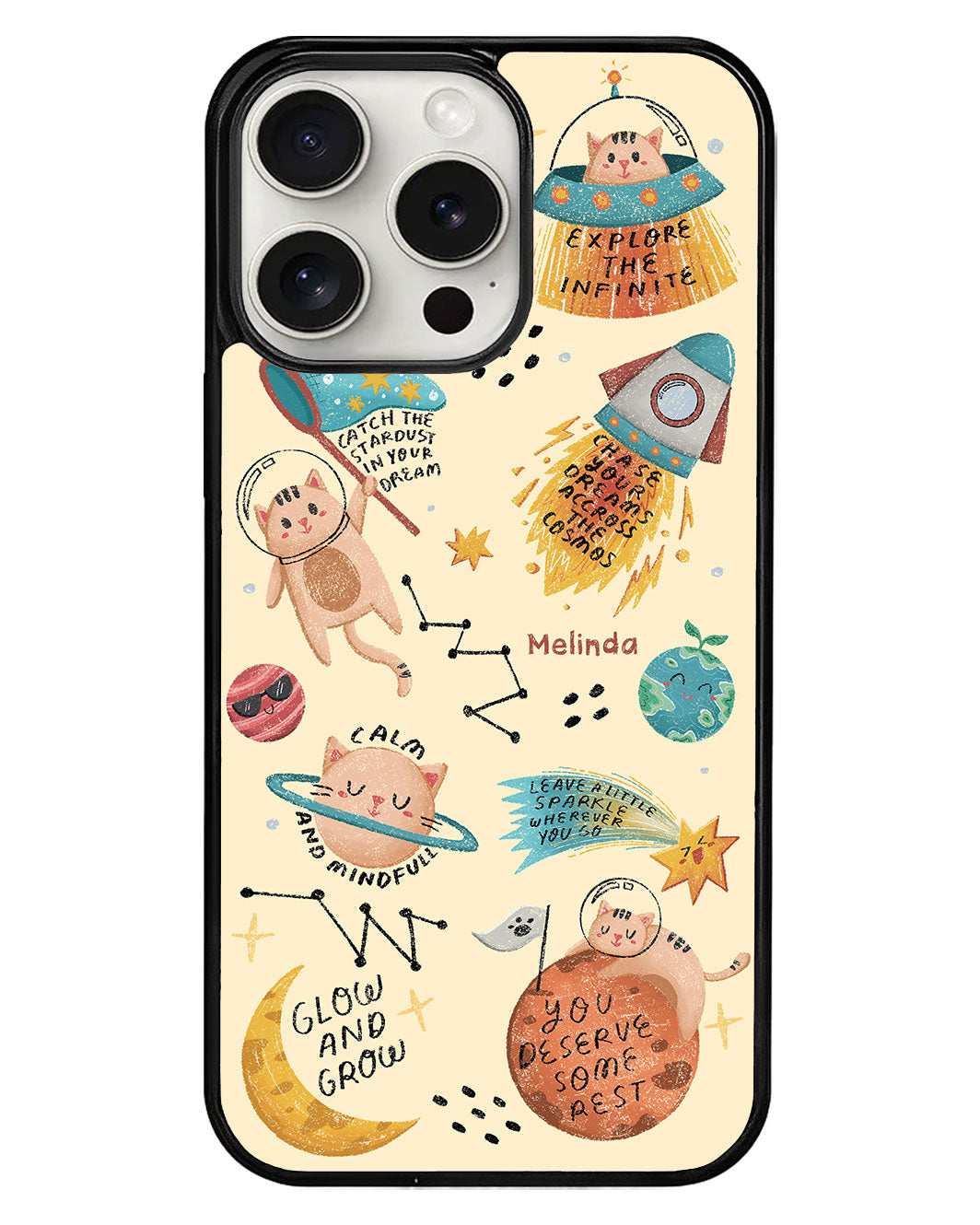 iPhone Avant-Gloss Grip Case - Spaceship