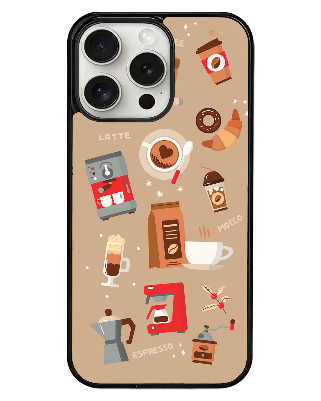 iPhone Avant-Gloss Grip Case - Barista