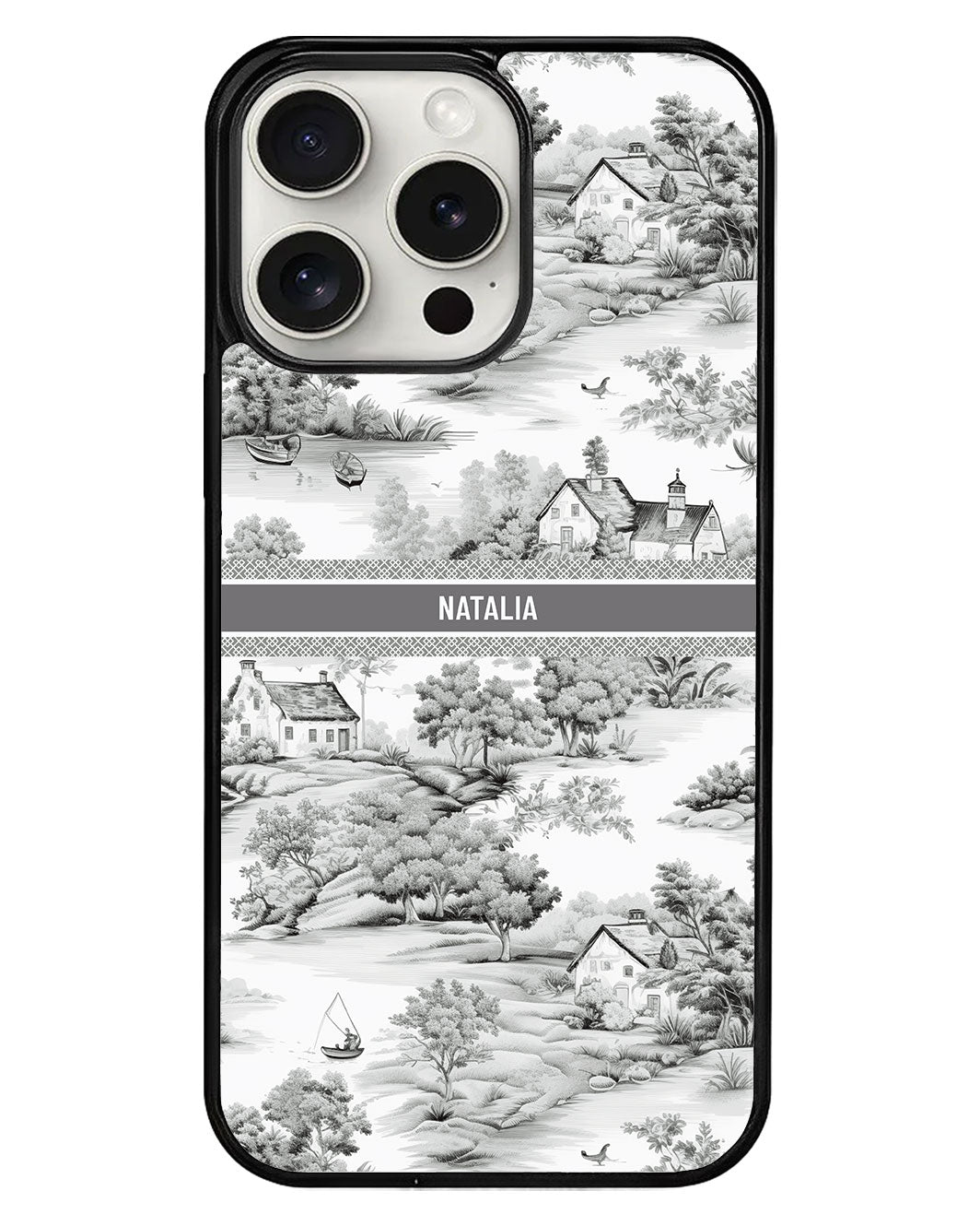iPhone Avant-Gloss Grip Case - Toile du Juoy Boat House