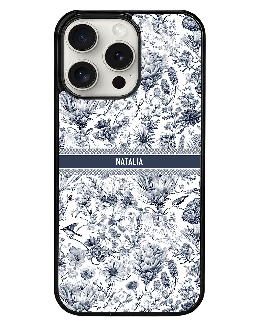 iPhone Avant-Gloss Grip Case - Toile du Juoy Botanica